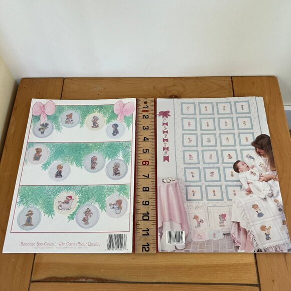 Precious Moments Cross Stitch Pattern Book Miniature Vol 2 & 3 + Angelove #18 - Picture 3 of 10